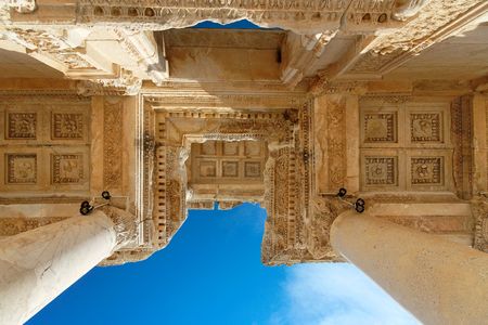 Roman building in europeの写真素材