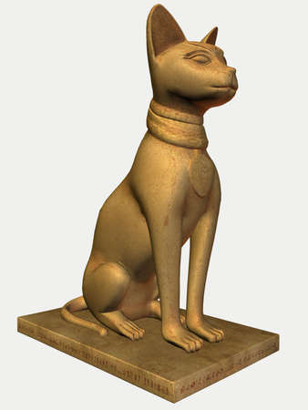 Egyptian Statueの写真素材