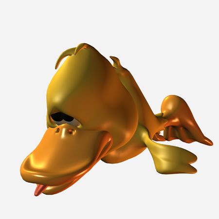 Toon Duckの写真素材