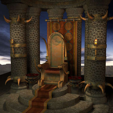 3D Render of an Mystic Placeの写真素材