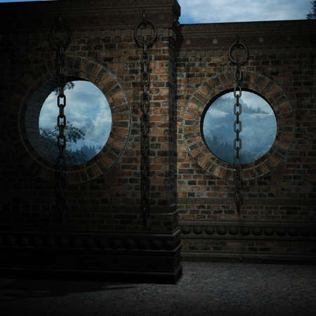 3D Render of an Mystic Placeの写真素材