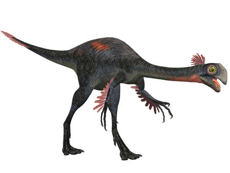 Gigantoraptor erlianensis-3D Dinosaurの写真素材