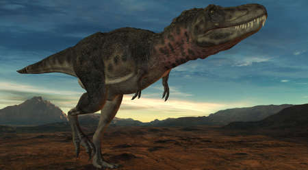 3D Render of an Tarbosaurus Bataar-3D Dinosaur