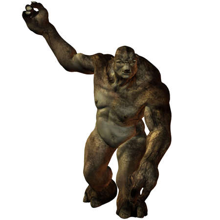 Troll-3D Fantasy Figureの写真素材