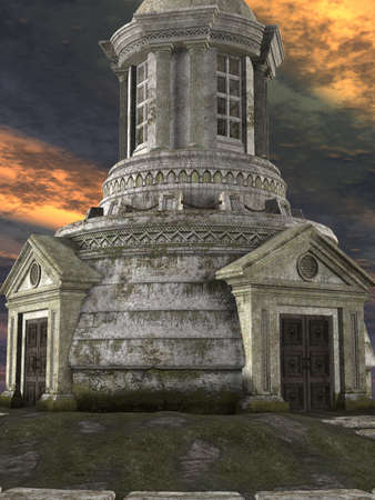 3D Fantasy Buildingの写真素材