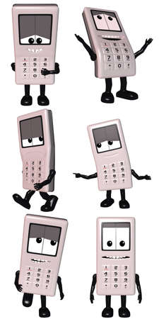 Mobi - The Cell Phone Toonの写真素材