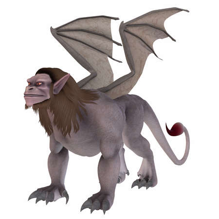 Manticore - Fantasy Monsterの写真素材