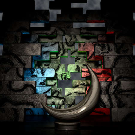 Abstract 3D Roomの写真素材