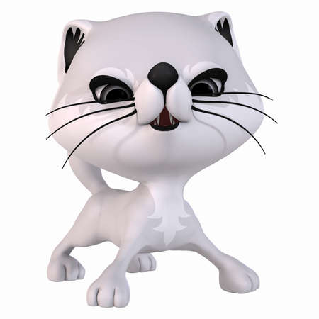 Toon Artic Foxの写真素材