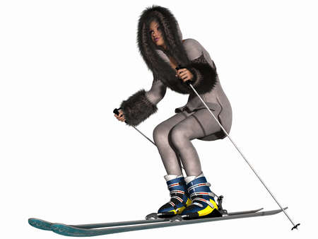 Sexy Skibunnyの写真素材