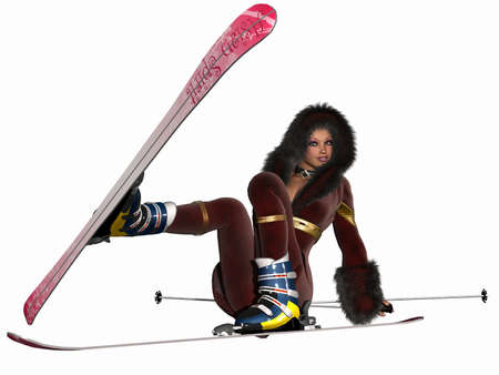 Sexy Skibunnyの写真素材