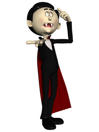 Toon Figure Vampireの写真素材