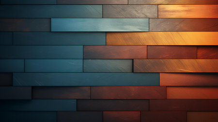3d render of multicolored wood texture background, abstract backgroundの素材