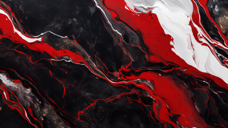 Marble abstract acrylic background. Marbling artwork texture. Agate ripple pattern. Gold powder.の素材