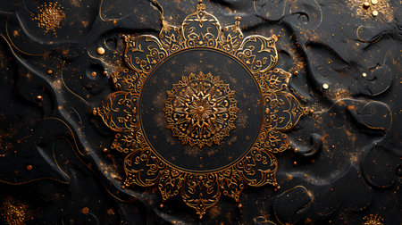 3d illustration of abstract fractal for creative design looks like mandalaの素材