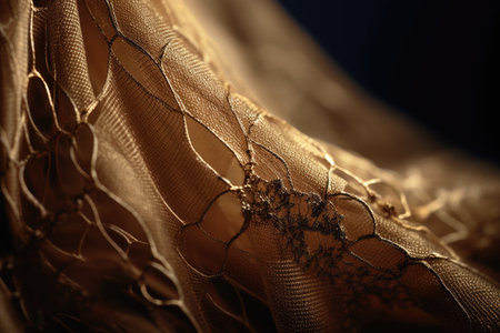 natural silk, macro photography, textile art. wallpapper, generative AIの素材