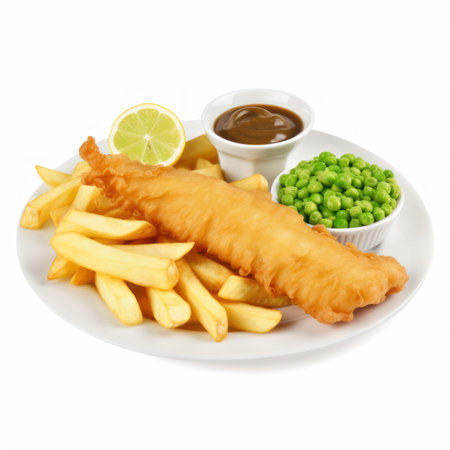 Traditional British Fish & Chipsの素材