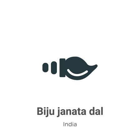 Biju janata dal vector icon on white background. Flat vector biju janata dal icon symbol sign from modern india collection for mobile concept and web apps design.のイラスト素材