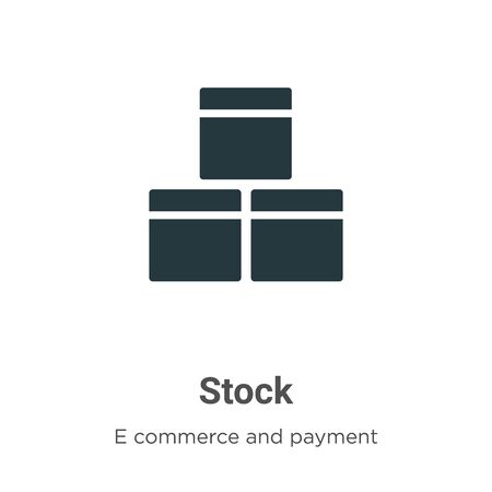 Stock vector icon on white background. Flat vector stock icon symbol sign from modern e commerce and payment collection for mobile concept and web apps design.のイラスト素材