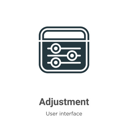 Vector of Adjustment vector icon on - ID:1-161335560 - Royalty Free ...