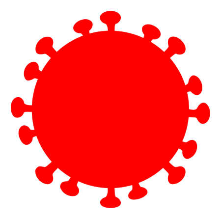 Infection raster icon. A flat illustration design of Infection icon on a white background.の写真素材