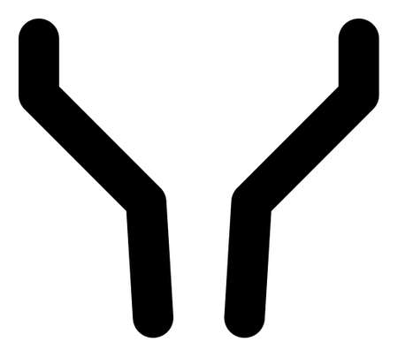 Funnel raster illustration. A flat illustration design of Funnel icon on a white background.の写真素材