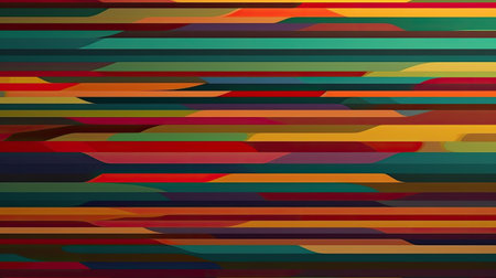 abstract colored background with stripes and lines of different sizes and colorsの素材
