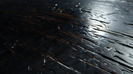 Close-up shot of a black metal surface with some sparks in itの素材