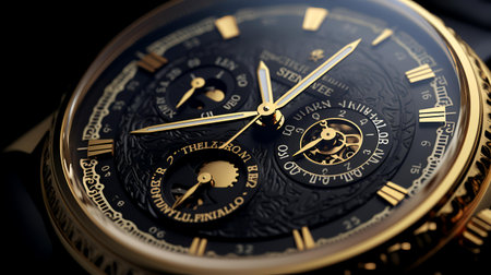 Wristwatch Close Up. Luxury Wristwatch Closeupの素材
