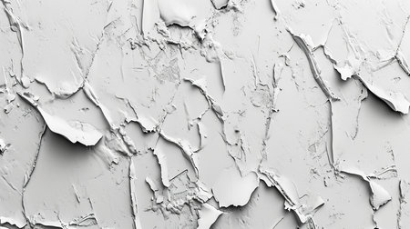 White wall with cracks and scratches. Abstract background. 3d renderingの素材