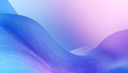abstract background with smooth lines in blue, purple and pink colorsの素材