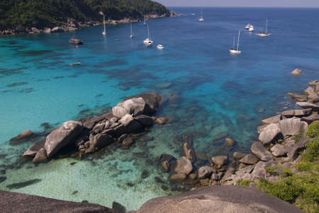 Donald Duck Bay, Similan Island's, Thailandの写真素材