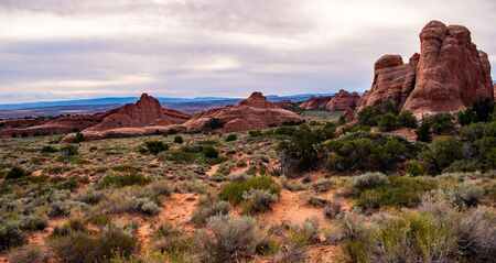 Arches National Park, Utah, general sceneryの写真素材