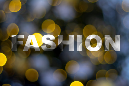 Background of stylish bokeh in defocus