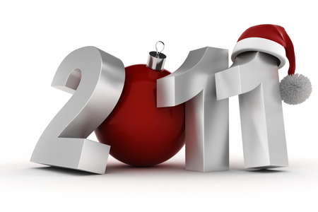 3d - 2011, Happy New Year !の写真素材