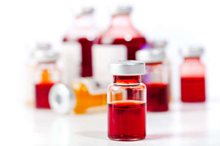 medicine vialsの写真素材