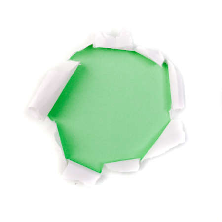 ripped colorful paperの写真素材