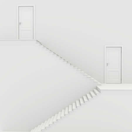 3d stairsの写真素材