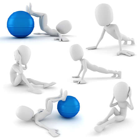 3d man aerobic training 