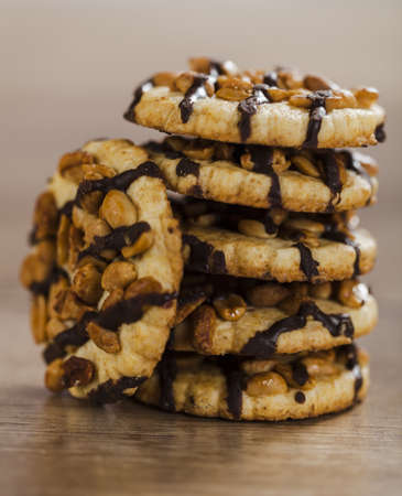 chocolate chips cookiesの写真素材