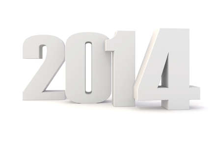 3d Happy New Year 2014 !の写真素材
