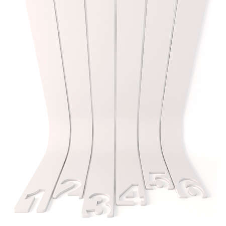 3d abstract lines and figuresの写真素材