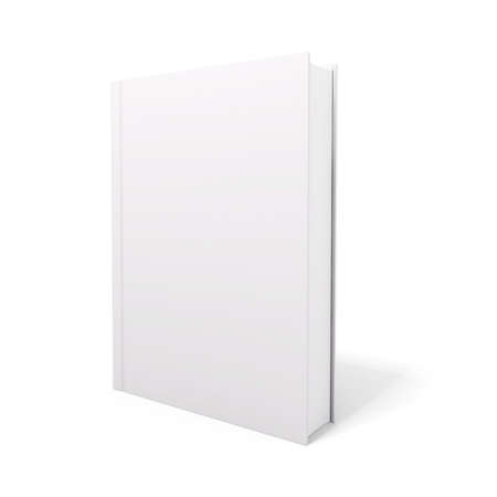 3d book with blank coversの写真素材