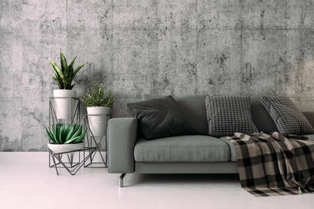 3d beautiful interior render setupの写真素材