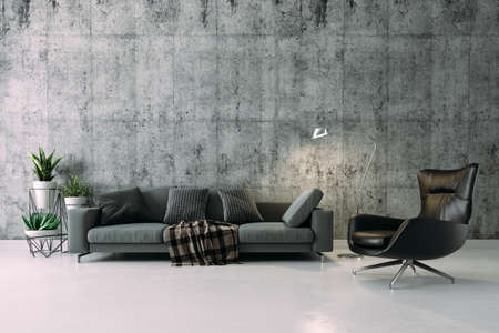 3d beautiful interior render setup