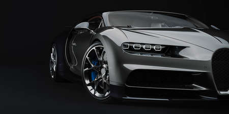 3d render of modern sport car