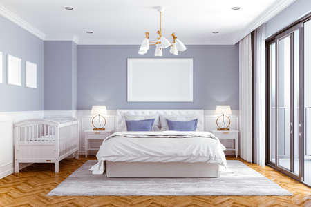 3d render of beautiful child room interior