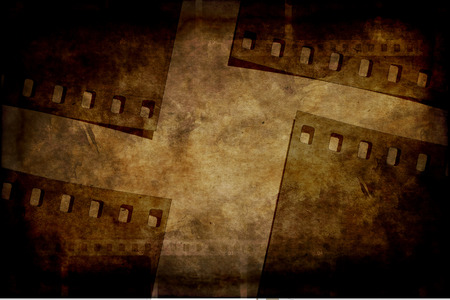 Retro grunge film background with spase for textの写真素材