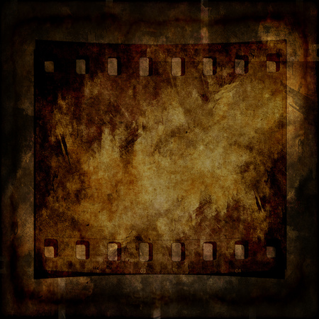 Retro grunge film background with spase for textの写真素材