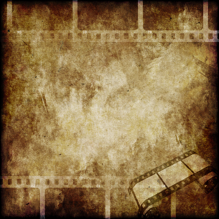 Retro grunge film background with spase for textの写真素材